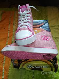 Heelys 36.5 scarpe con ruote pattini ragazza NUOVE