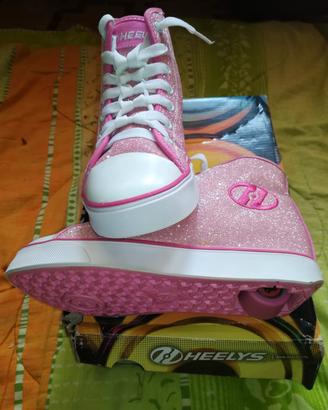 Heelys 36.5 scarpe con ruote pattini ragazza NUOVE