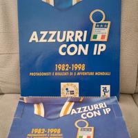 ALBUM VUOTO + BOX 100 BUSTINE AZZURRI CON IP