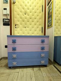 Cassettiera per camera da bambini