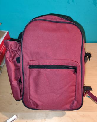 zaino pic nic per quattro persone nuovo