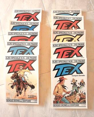 Raccolta 10 volumi TEX giganti
