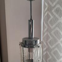 Lampadario metallo cromato