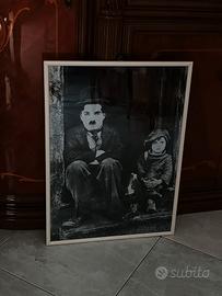 quadro Grande stampa foto charlie chaplin