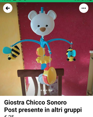 Giostra sonaglio per bambini personaggi