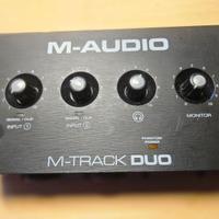 Scheda audio M-Audio M-Track Duo (inclusa sped)