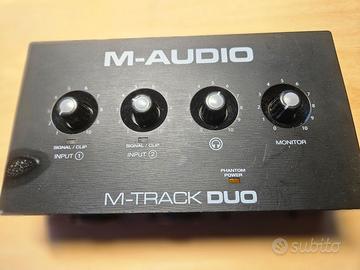 Scheda audio M-Audio M-Track Duo (inclusa sped)