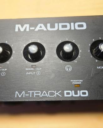 Scheda audio M-Audio M-Track Duo (inclusa sped)
