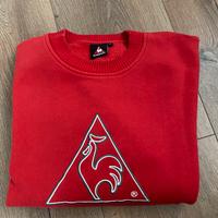 Felpa le coq sportif rossa taglia L