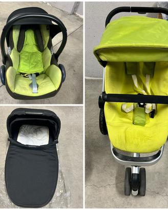 Trio Quinny Buzz + padana porta bimbo/a con ruote