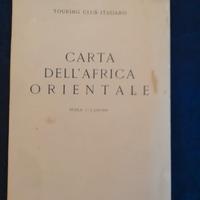 Cartina geografica dell'Africa Orientale