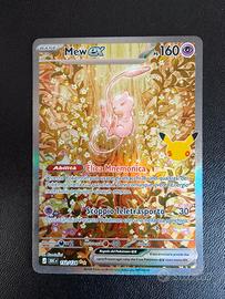 Mew ex 30c 152/128 pokemon 30° anniversario ITA