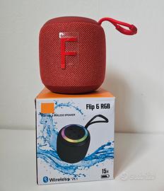 Cassa Speaker Bluetooth Flip 6 RGB - Rossa
