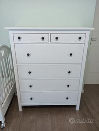 HEMNES Cassettiera con 6 cassetti