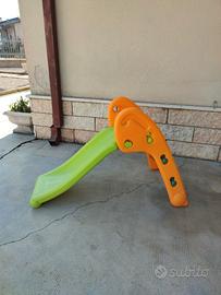 Scivolo Smoby arancione-verde per bambini tg media