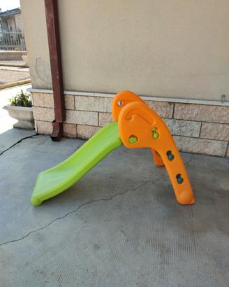 Scivolo Smoby arancione-verde per bambini tg media