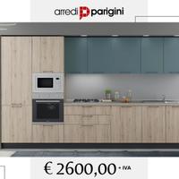 Cucina Lineare con Elettrodomestici Inclusi