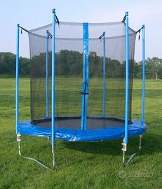 TRAMPOLINO ACCIAIO DIAM 183 CM - Garlando COMBI S