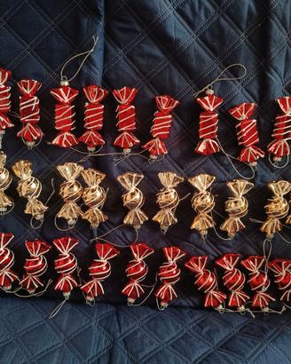 Palline addobbi Natale caramelle