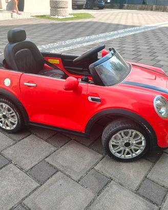 Mini Cooper elettrica per bambini 12V – Rossa