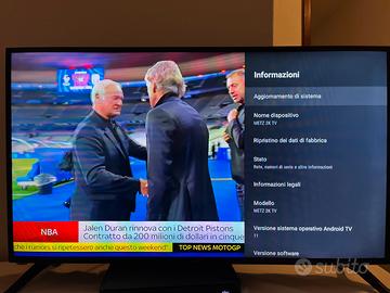 Metz Smart Tv 43 pollici perfetto stato