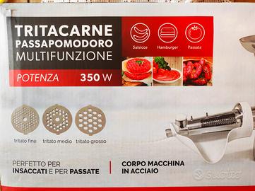 Tritacarne Passapomodoro Multifunzione 350 Watt