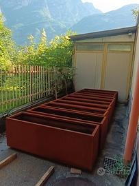 Fioriere in corten
