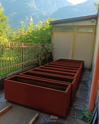 Fioriere in corten