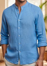 Camicia uomo Sorbino taglia L collo coreana Usata