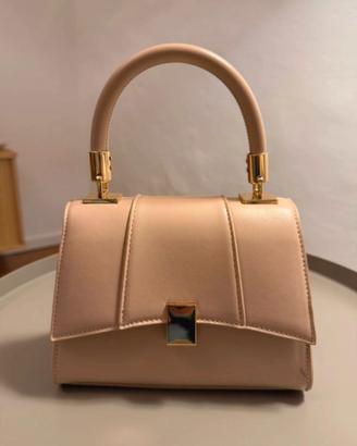 Pochette beige/rosa