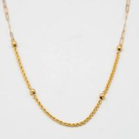 Collana in oro giallo 18 kt gold necklace L.55