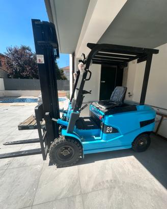 Muletto Elevatore Elettrico LITIO 2000kg TRIPLEX
