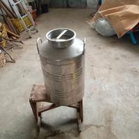 Bidone olio acciaio 50 litri