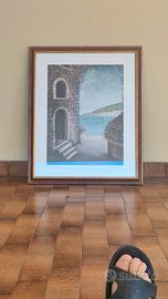 quadro litografia 70x85cm