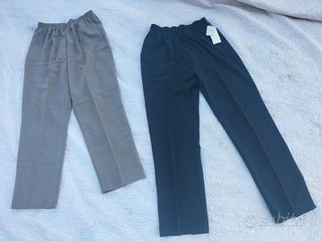 Stock pantaloni donna estivi elastico XXL nuovi it