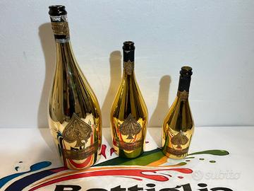 TRIS ARMAND DE BRIGNAC GOLD BOTTIGLIE VUOTE 