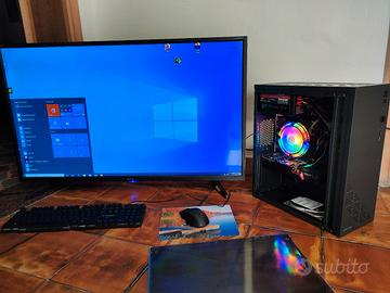 PC gaming 12 core Rtx 4060 RAM 32 GB DDR4 SSD 