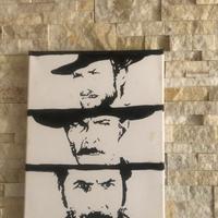 QUADRO  '' Il buono, il brutto, il cattivo ''