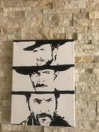 QUADRO  '' Il buono, il brutto, il cattivo ''