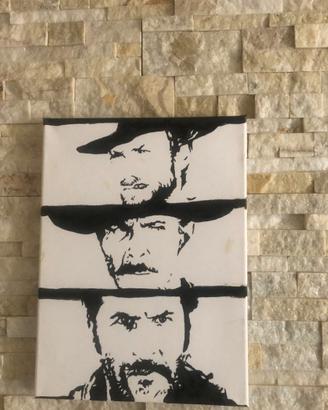 QUADRO  '' Il buono, il brutto, il cattivo ''