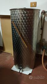 VENDUTO - botte acciaio vino