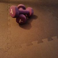 manubri in gomma da 2 kg