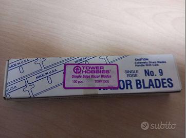LAME Taglio singolo High Teck Razor Blades No. 9 -