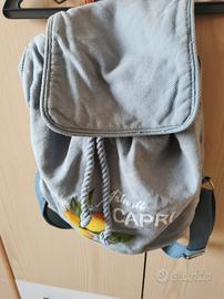 zaino tessuto +pochette  carpisa 
