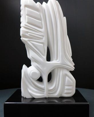 scultura in marmo bianco di Carrara di Sand. H.