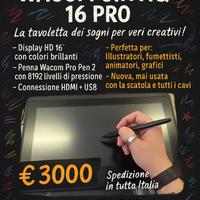 tavoletta grafica wacom cintiq 16 pro