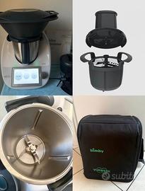 Bimby vorwerk TM6 con affettatutto e borsone