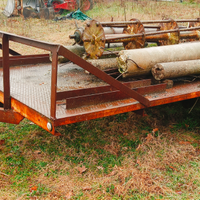 Carrello pianale trasporto escavatori e trattori