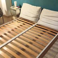 struttura in legno e rete incorporata king size
