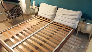struttura in legno e rete incorporata king size